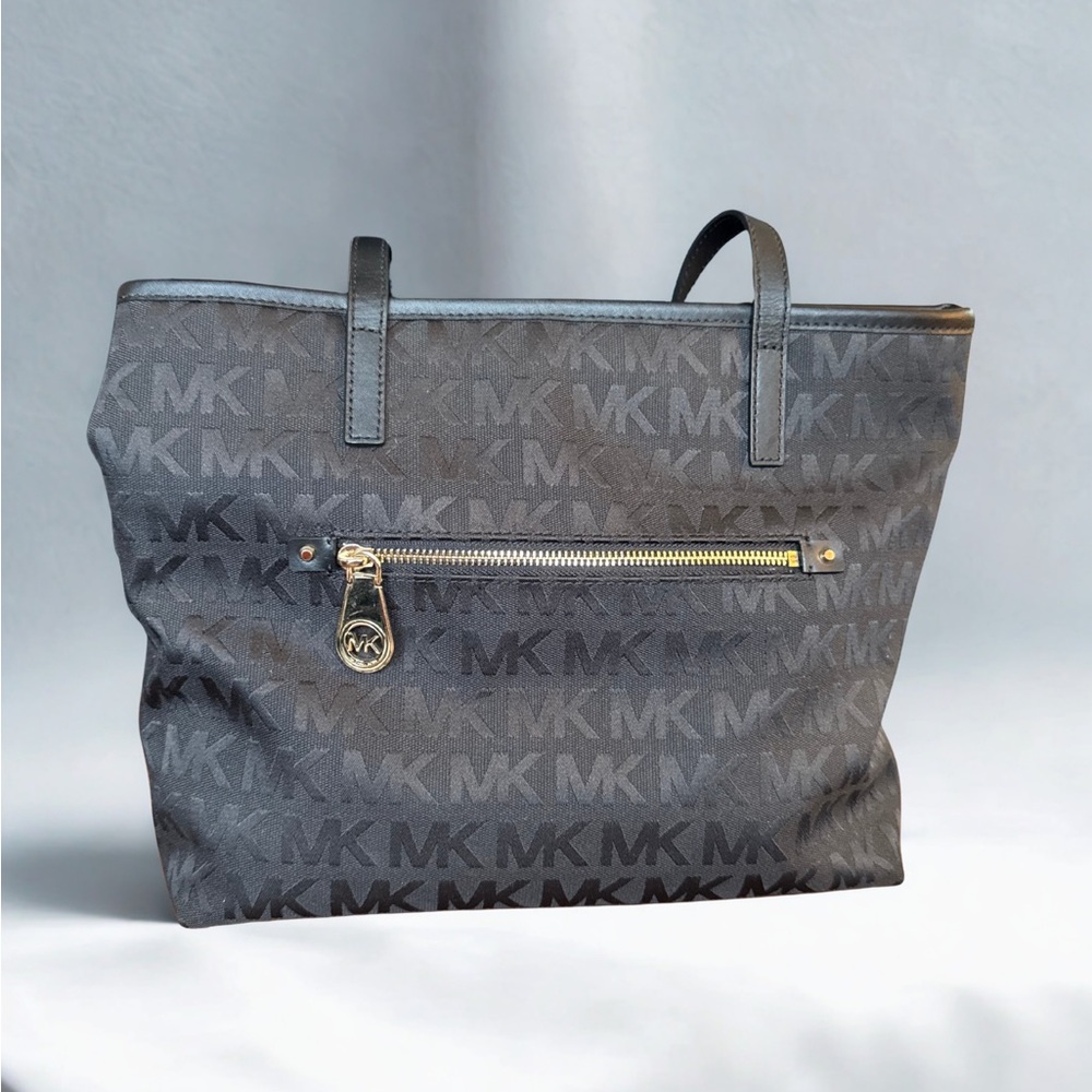 MICHAEL Michael Kors Black Monogramed Tote